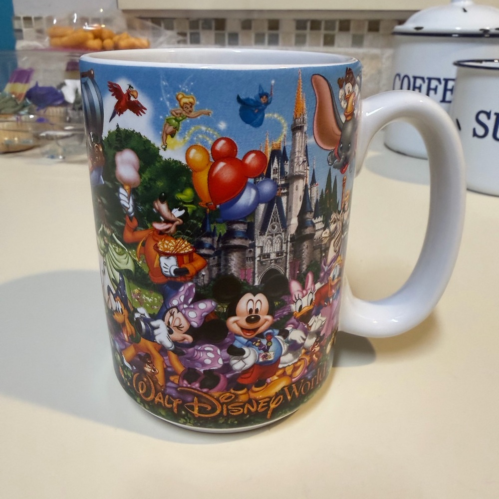 Disney storybook collage Ceramic “Mom” Mug